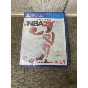 NBA 2K21 PlayStation 4 PS4 Video Game Damian Lillard 2K Sports New Sealed